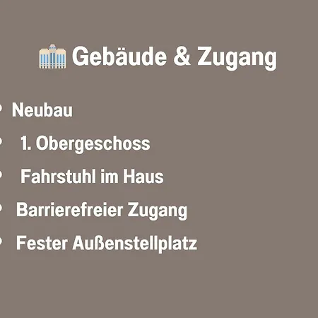 Edel&liebe Neubau Mit Fahrstuhl, Parkplatz, Balkon, W-lan, Ruhige Lage, Einkaufsmoeglichkeiten 500m Entfernt