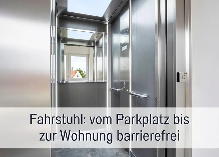 Апартаменты Edel&liebe Neubau Mit Fahrstuhl, Parkplatz, Balkon, W-lan, Ruhige Lage, Einkaufmoeglichkeiten 500m Entfernt *